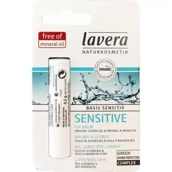 La Saponeria Lavera bio burro cacao balsamo per le labbra sensitiv 4.5 gr offerta