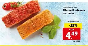Lidl Filetti di salmone offerta