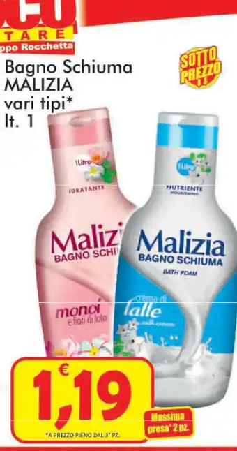 Malizia Bagno Schiuma 1lt