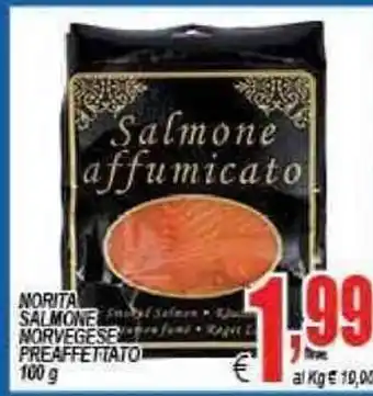 DEM Norita Salmone Norvegese Preaffettato 100g offerta