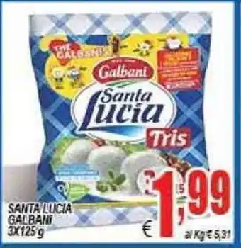 DEM Santa Lucia galbani offerta