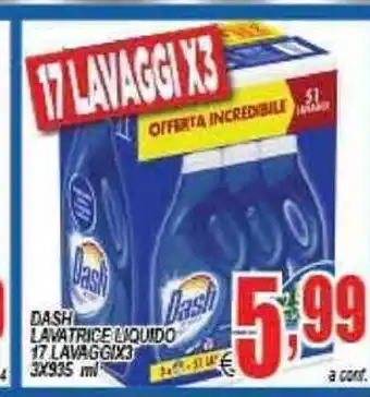 DEM Dash Lavatrice Liquido 3x935ml offerta