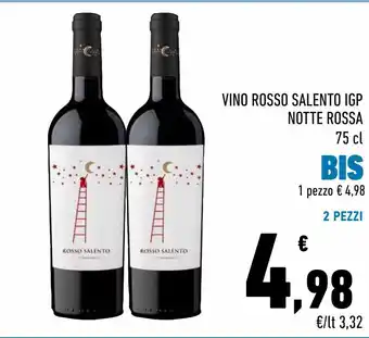 Conad Vino rosso salento igp notte rossa offerta