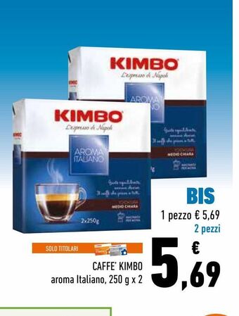 Conad Caffè kimbo offerta