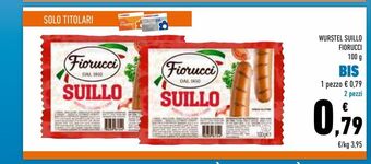 Conad Wurstel suillo fiorucci offerta