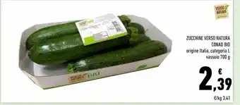 Conad Zucchine verso natura conad bio offerta