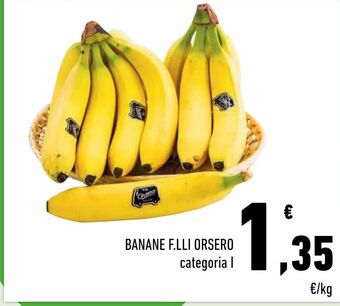 Conad Banane f.lli orsero offerta