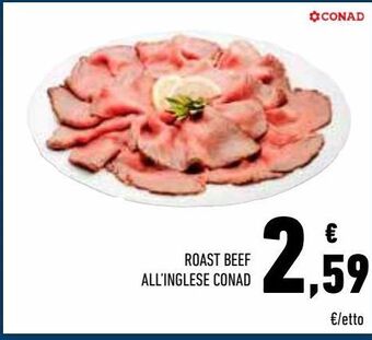 Conad Roast beef all'inglese  conad offerta