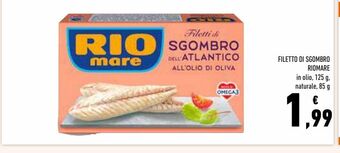 Conad Filetti di sgombro rio mare offerta