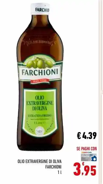 Conad Olio extra vergine di oliva farchioni offerta