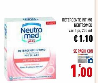 Conad Detergente intimo neutromed offerta