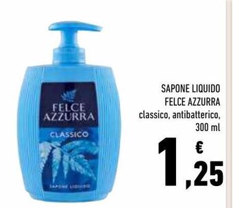 Conad Sapone liquido felce azzurra offerta