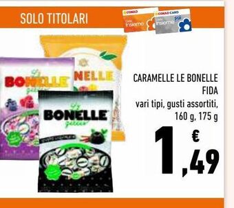 Conad Caramelle le bonelle fida offerta