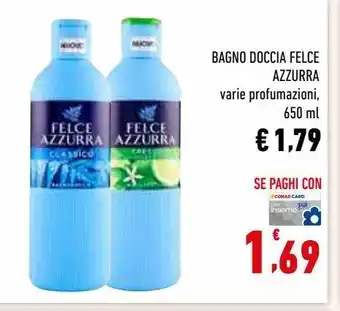Conad Bagno doccia felce azzurra offerta