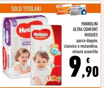 Conad Pannolini ultra comfort  huggies offerta