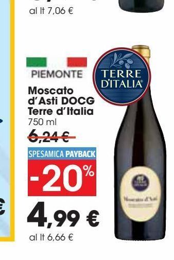 Carrefour Market Moscato d'asti docg terre d'italia offerta