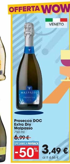 Carrefour Market Prosecco doc extra dry malpasso offerta