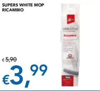 Migross Superstore Super5 White Mop Ricambio offerta