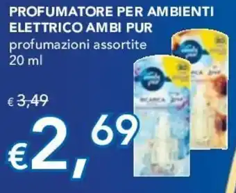Profumatore per Ambienti Elettrico Ambi Pur 20 ml