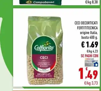 Ceci decorticati fertitecnica