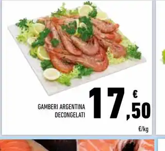 Conad Superstore Gamberi argentina decongelati offerta