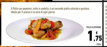 Conad Superstore Pollo ai peperoni offerta