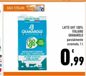 Conad Superstore Latte parzialmente scremato granarolo offerta