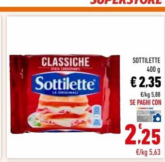 Conad Superstore Sottilette offerta