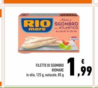 Conad Superstore Filetti di sgombro rio mare offerta