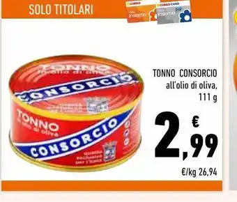 Conad Superstore Tonno consorcio offerta