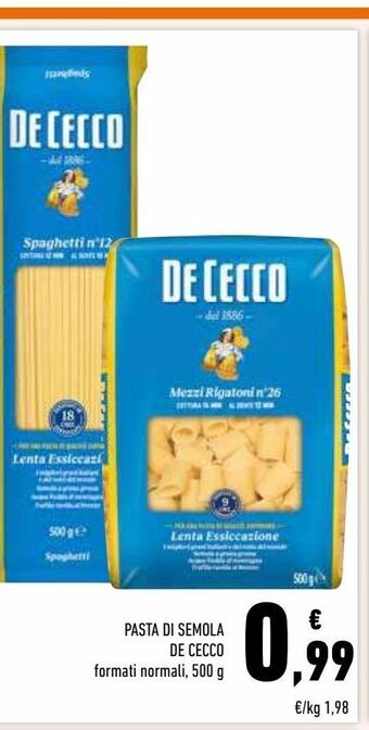 Conad Superstore Pasta di semola de cecco offerta