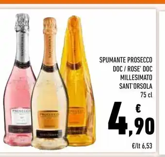Conad Superstore Spumante prosecco doc / roso doc millesimato sant''orsola offerta