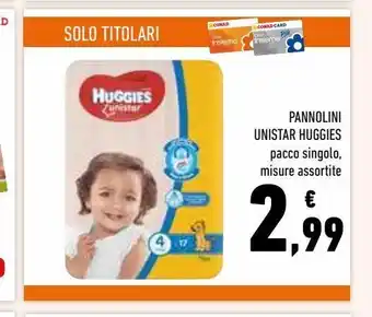 Conad Superstore Pannolini unistar huggies offerta