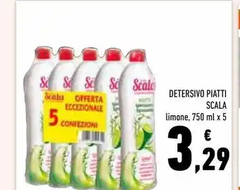 Detersivo per piatti scala