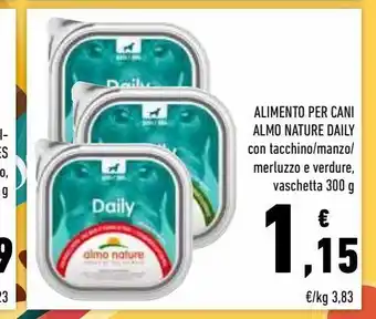 Conad Superstore Alimentazione cane almo nature daily offerta
