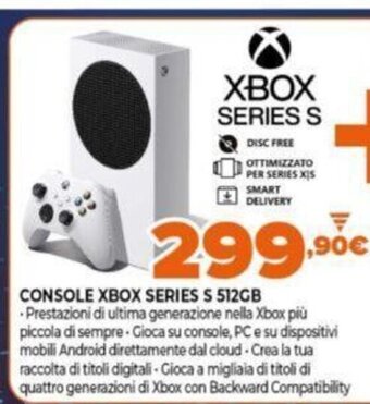 Expert Xbox Series S Console 512 GB offerta