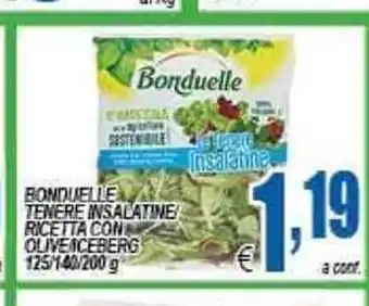 DEM Bonduelle Tenere Insalatine Ricetta Con Olive/Iceberg 125/10 offerta