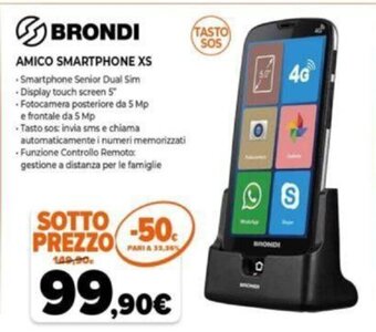 Expert Brondi Amico Smartphone XS offerta
