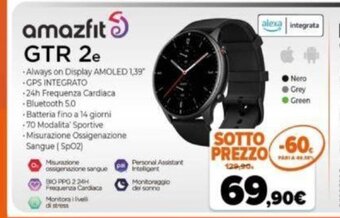 Expert amazfit GTR 2e offerta