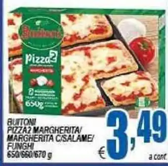 DEM Buitonni Pizza 2 Marghetrita / C salame Funghi 650g offerta