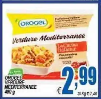 DEM Orogel Verdure Mediterranee 400g offerta