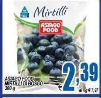 DEM Asiago Food Mirtilli/Di bosco 300g offerta