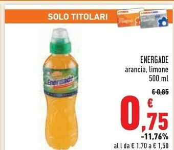 Conad Energade Integratori offerta