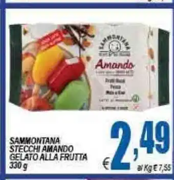 Sammontana Stecchi Amando Gelato Alla Frutta 330g