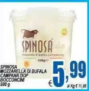 DEM spinosa Mozzarella Di Bufala Campana DOP Bocconcini 500g offerta