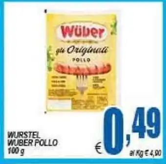 DEM Wurstel Wuber Pollo 100g offerta