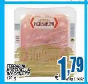 DEM Ferrarini Mortadella Bologna IGP 120g offerta