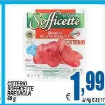DEM Citterio Sofficette Bresaola 60g offerta