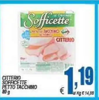 DEM Citterio Sofficette Petto Tacchino 80g offerta