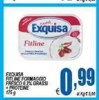 DEM Exquissa Fitline Formaggio Fresco 175g offerta